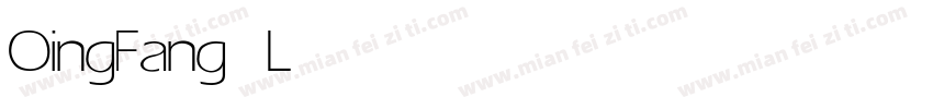 OingFang Light字体转换